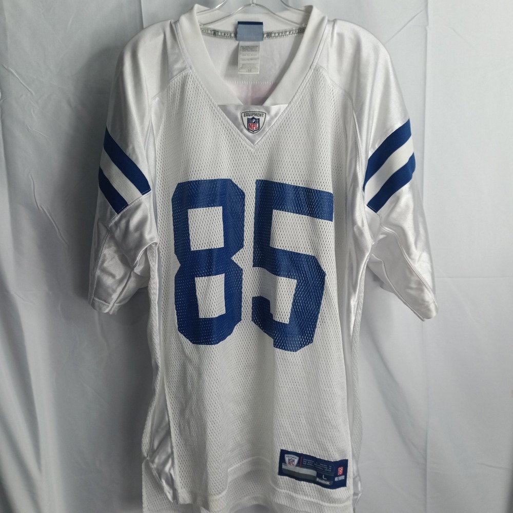 Reebok NFL Equipment Indianapolis Colts Pierre Garcon 85 Jersey White Mens Large